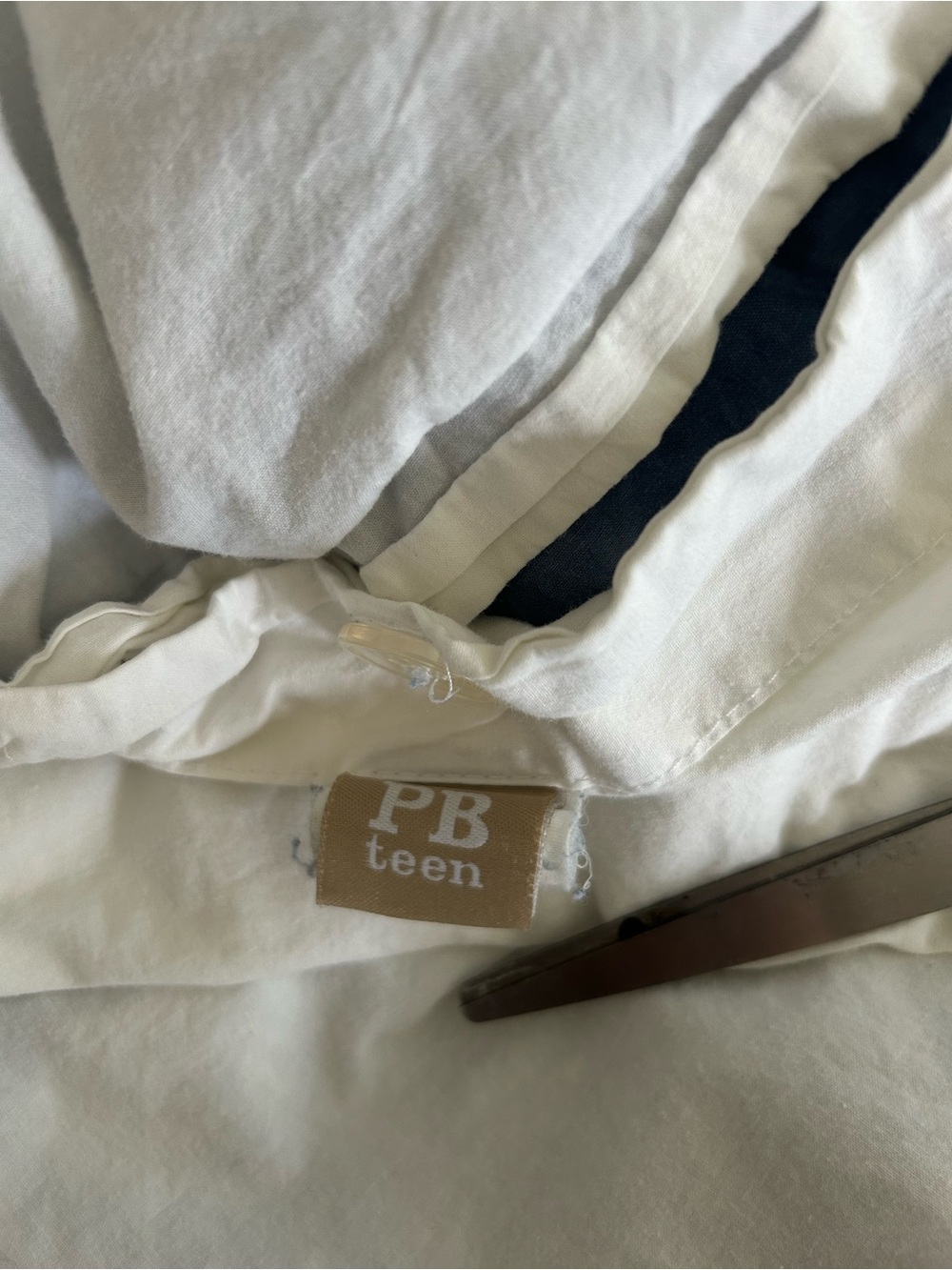 Pottery Barn Teen Blue and White Tie-Dye Duvet Cover - Picture 5 of 5